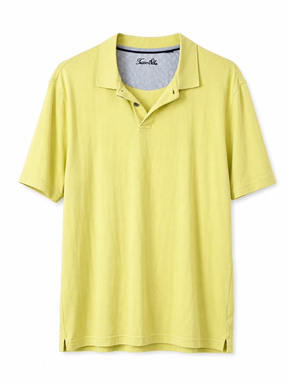 Tasso Elba Men's Lemon Yellow Short-Sleeve Polo